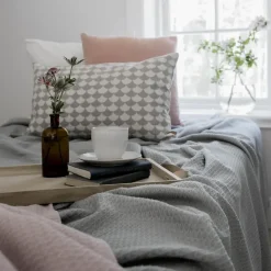 Colcha de cama Kimono 139x260 cm, concrete (gris)