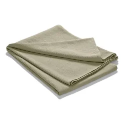 Colcha de cama Stripe algodón lavado a la piedra 180x260, arena
