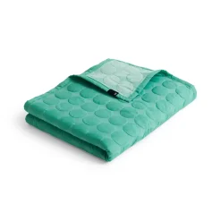 Colcha Mega Dot organic 235x245 cm, Sea green