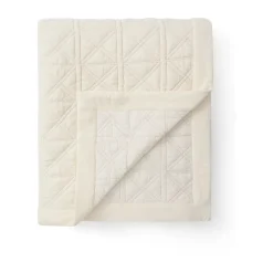 Colcha Quilted organic cotton velvet 260x240 cm, Blanco