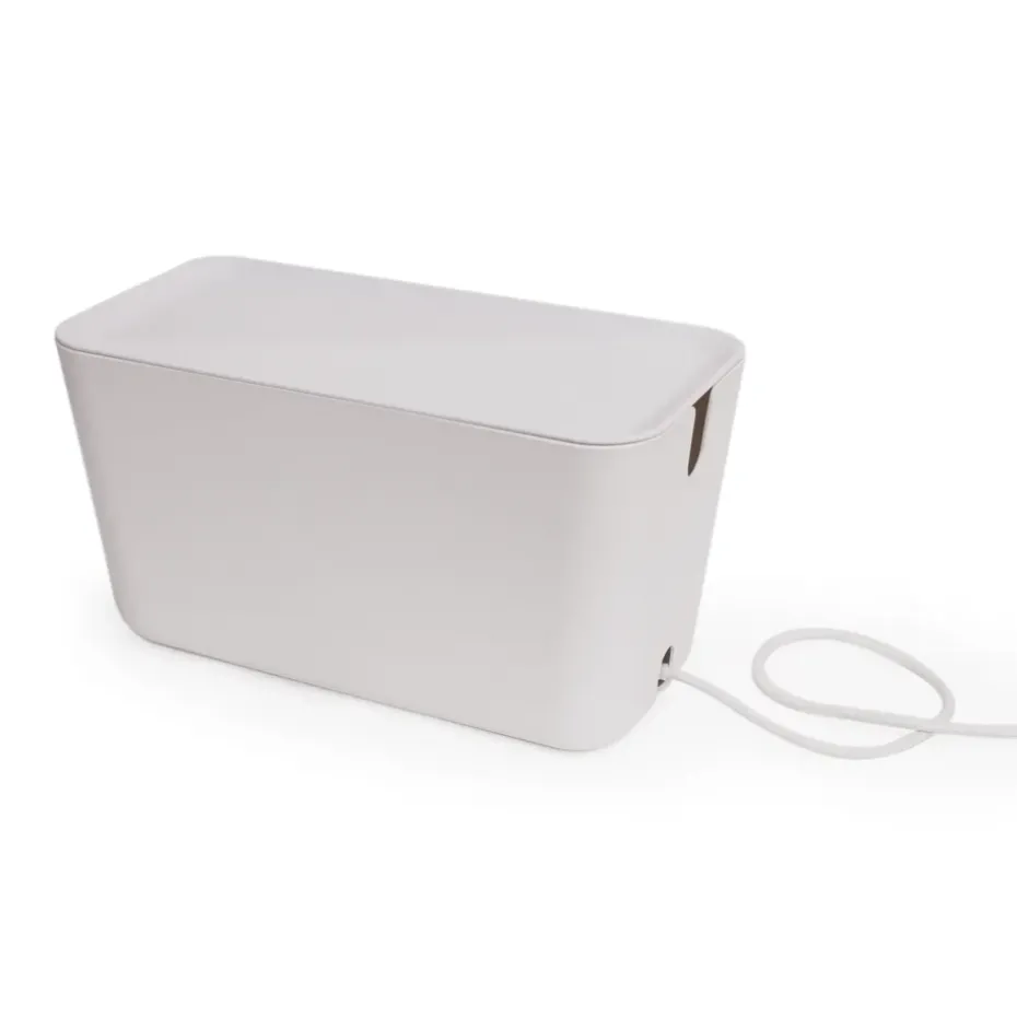 Colector de cables Cable Organiser XXL, blanco-blanco