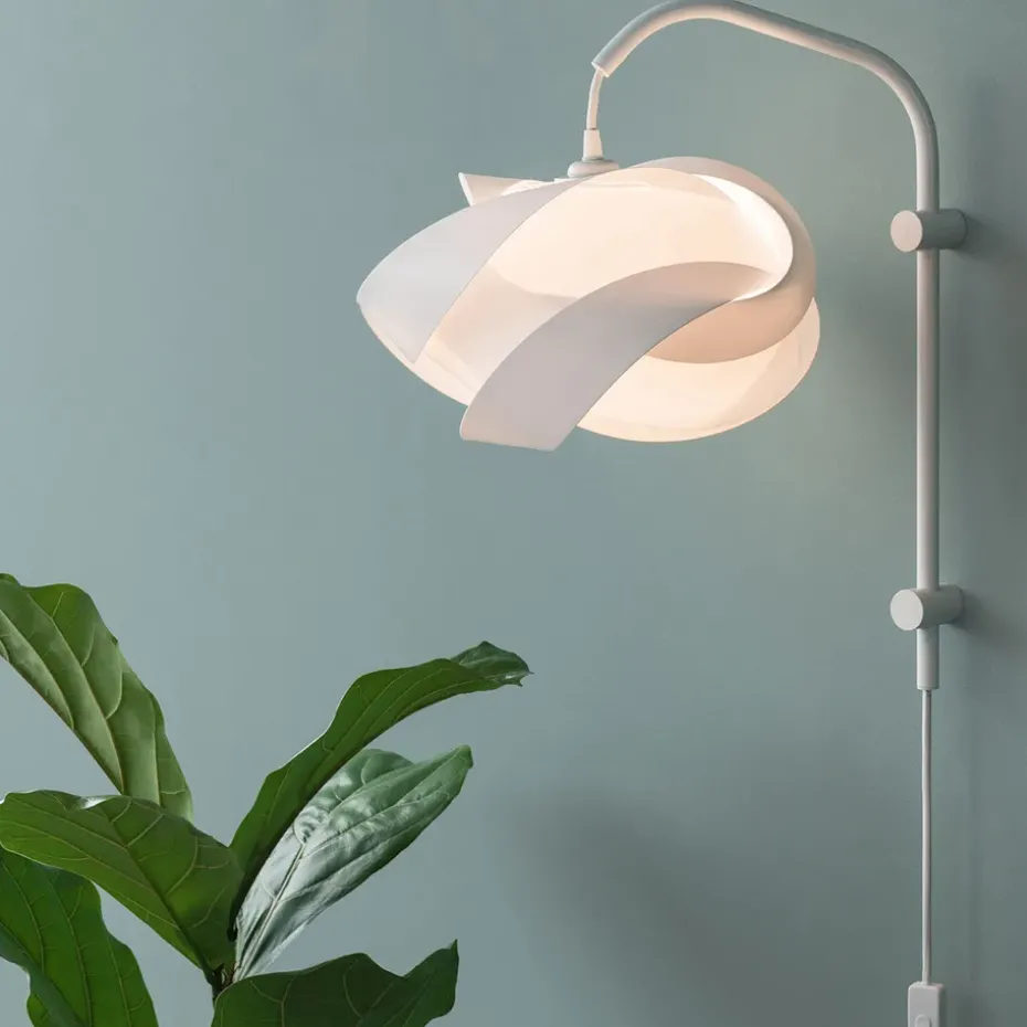 Colgador de pared Willow mini, blanco