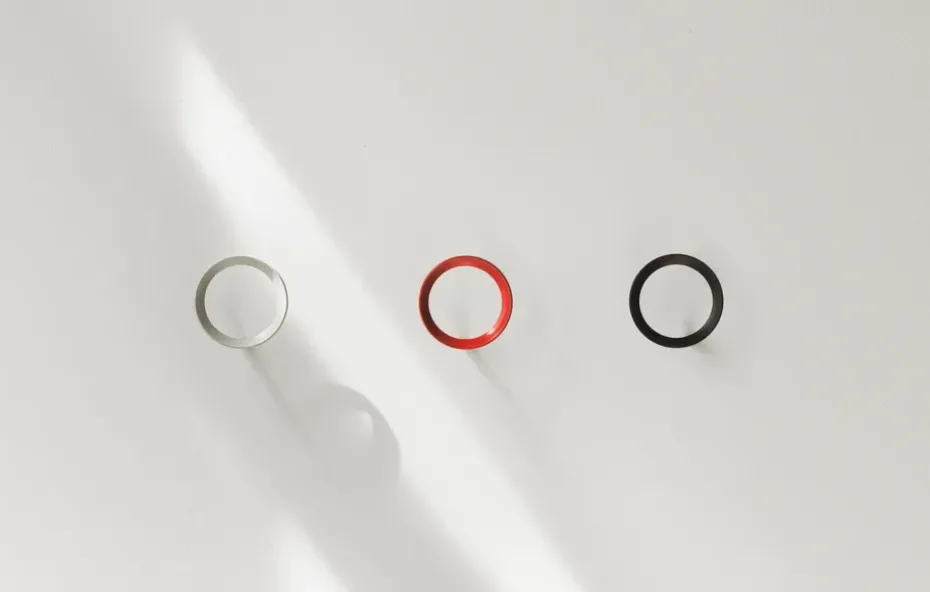 Colgador Loop medium Ø7,8 cm, Red