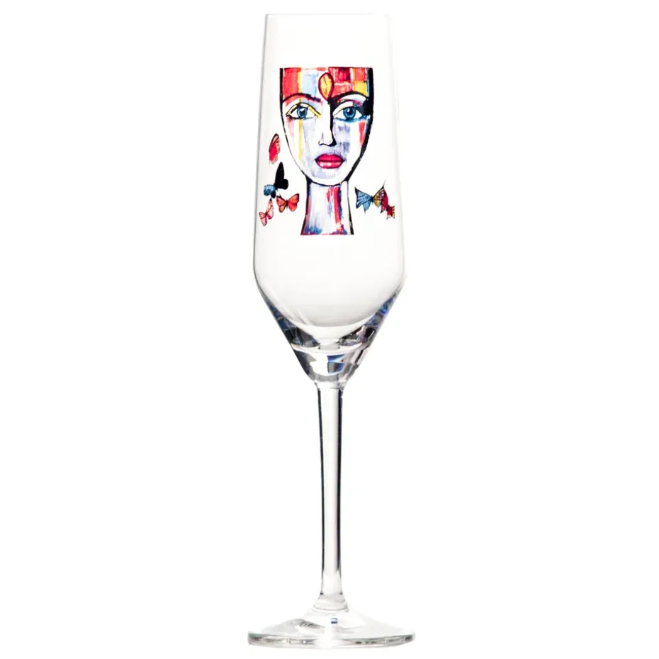 Copa de champagne Butterfly Messenger, 30 cl