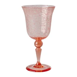 Copa de vino diseño burbuja Rice 36 cl, Melocotón
