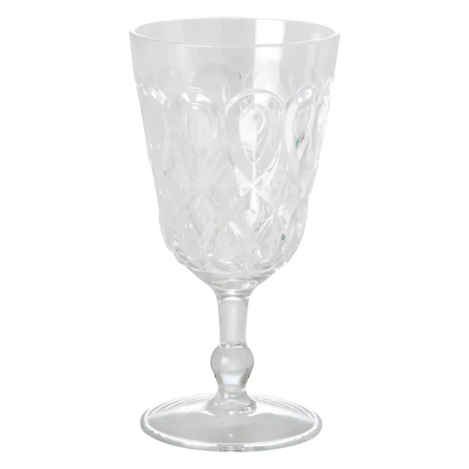Copa de vino Rice acrílico, transparente