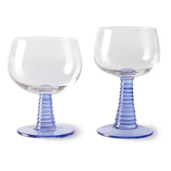 Copa de vino Swirl alta, Blue