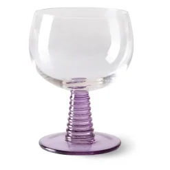 Copa de vino Swirl baja, Purple