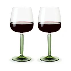 Copa de vino tinto Hammershøi 49 cl 2-pack, Transparente-verde