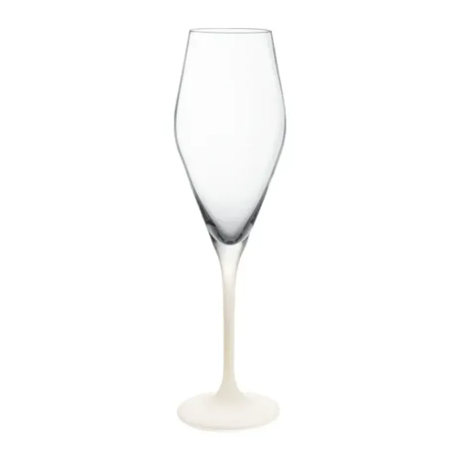 Copas de champagne Manufacture Rock 26 cl, 4-pack, Blanco claro