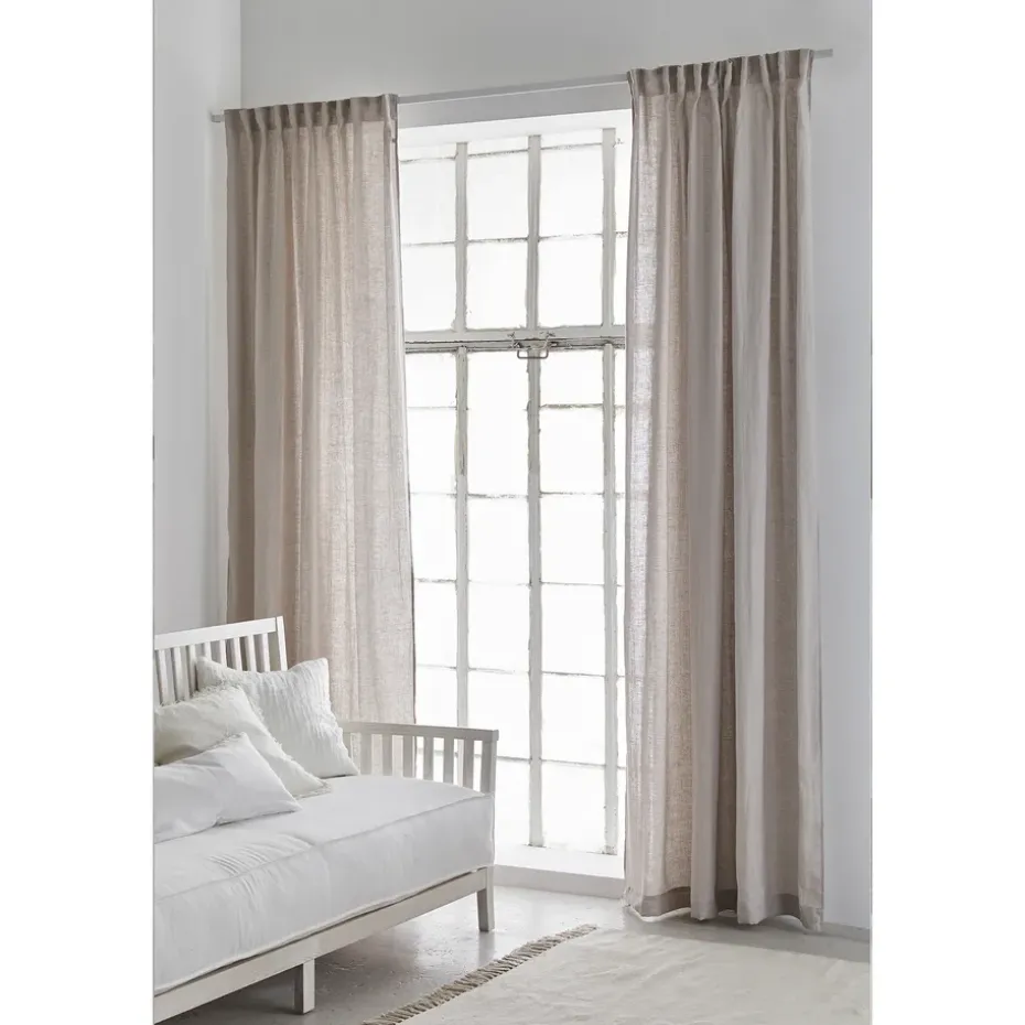 Cortina con banda Sunshine 140x250 cm, Ash (gris)