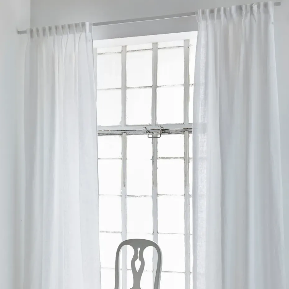 Cortina con banda Twilight 140x290 cm, White