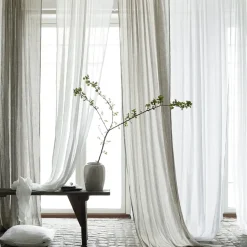 Cortina Dalsland con banda, optical white