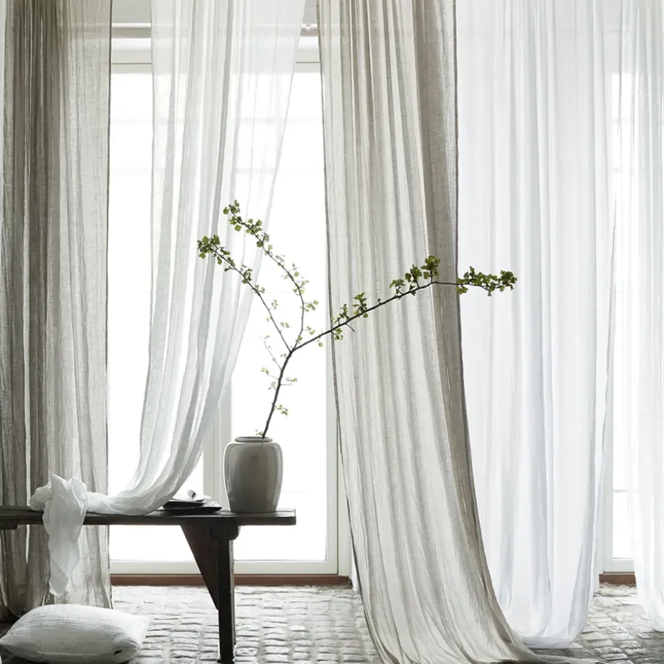 Cortina Dalsland con banda, optical white