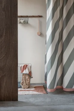 Cortina de ducha Diagonal 150x200 cm, Dark olive