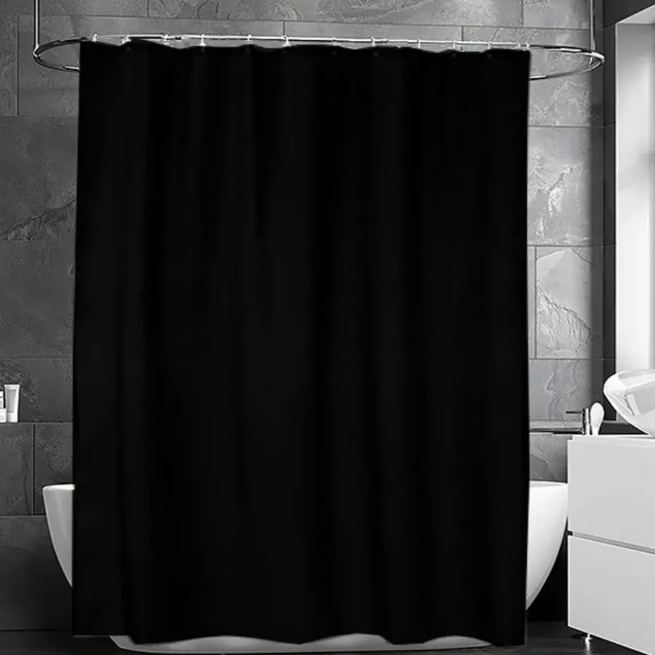 Cortina de ducha Match, negro