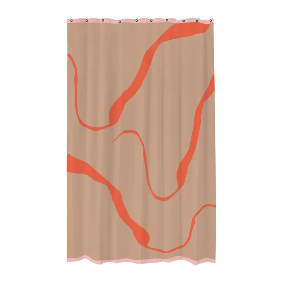 Cortina de ducha Nova Arte 150x200 cm, Latte-orange