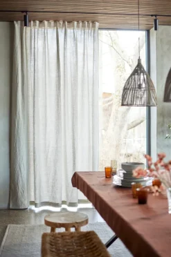 Cortina Sunrise con cinta para fruncir 280x250 cm, Oatmeal