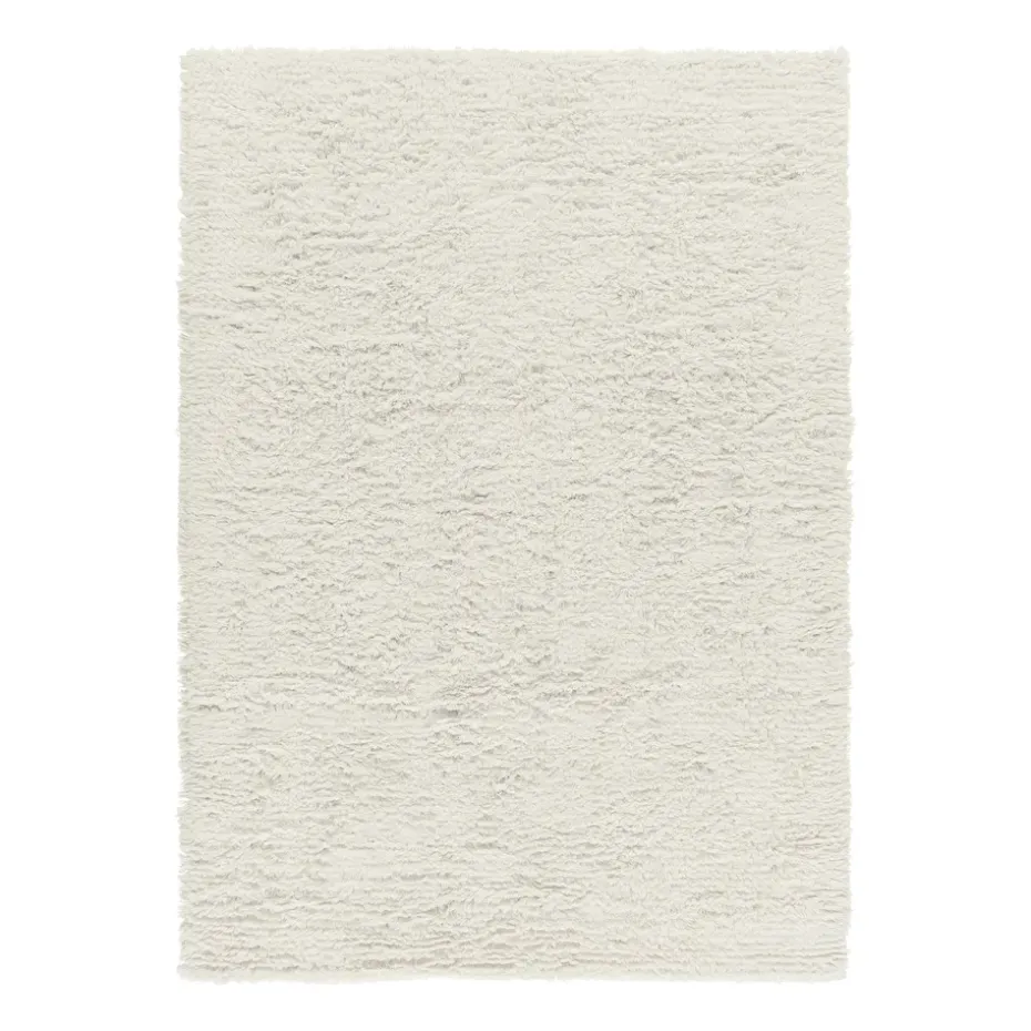 Cozy Alfombra de lana blanco natural, 170x240 cm