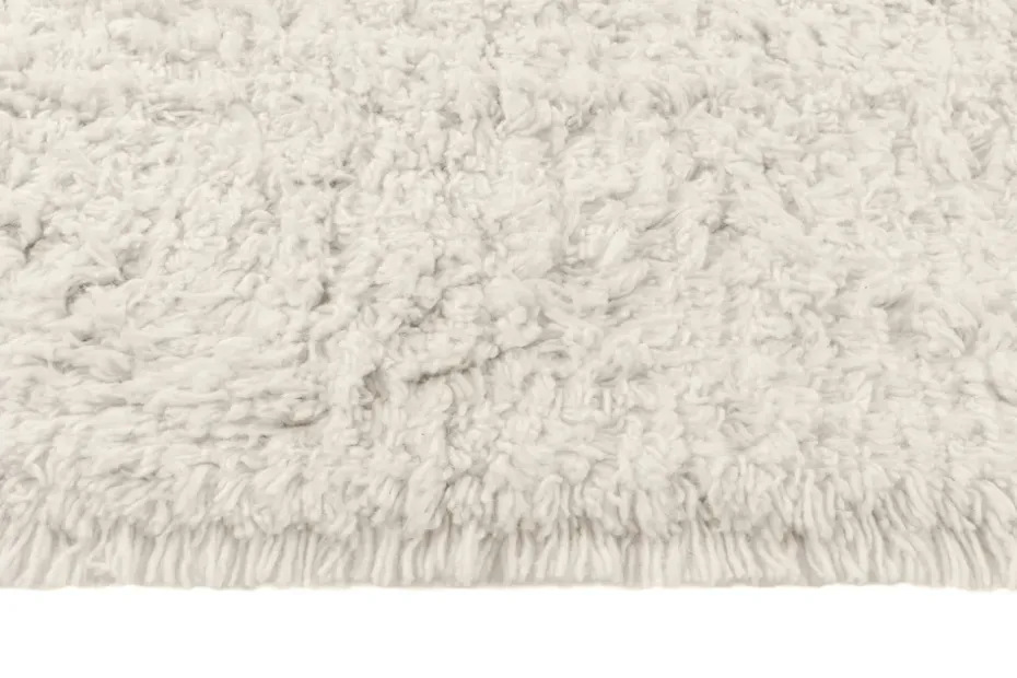 Cozy Alfombra de lana blanco natural, 170x240 cm