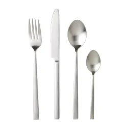 Cubertería Bitz 16 piezas, acero inoxidable