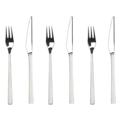 Cubertería de carne Fuga 12 piezas, acero inoxidable