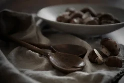 Cubiertos de ensalada Ernst madera de mango 2 piezas, marrón oscuro