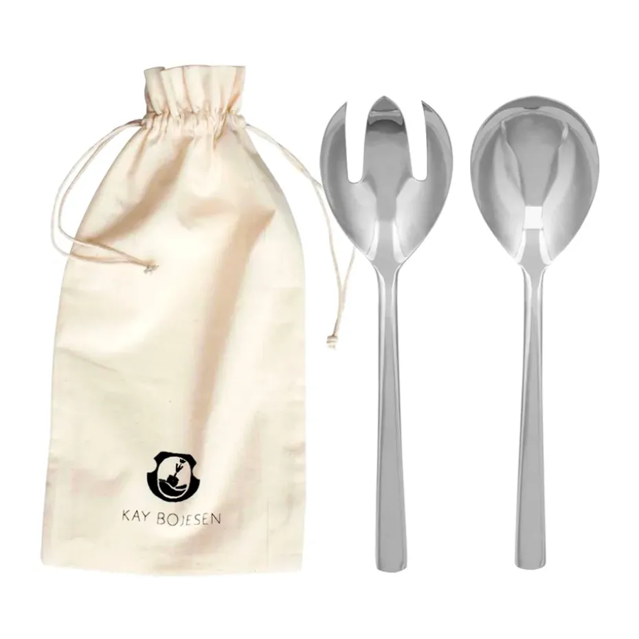 Cubiertos de ensalada Grand Prix 18,5 cm 2 piezas, Polished steel