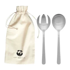 Cubiertos de ensalada Grand Prix 18,5 cm 2 piezas, Matte steel