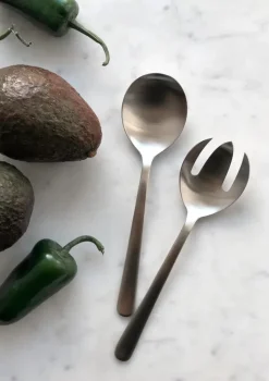 Cubiertos de ensalada Grand Prix 18,5 cm 2 piezas, Matte steel