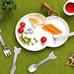 Cubiertos infantiles Animal Friends 4 piezas, 4 piezas