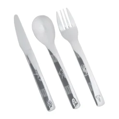 Cubiertos infantiles Lupo Emil 9 piezas, Plata