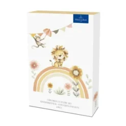 Cubiertos infantiles Roar like a Lion, 4 piezas, Acero inoxidable