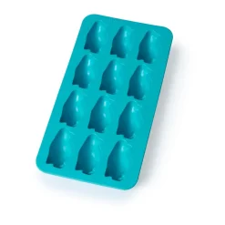 Cubitera con tapa Lékué turquesa, Pingüino