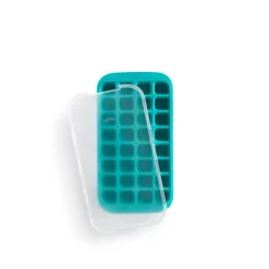Cubitera de silicona con tapa Lékué, Turquesa
