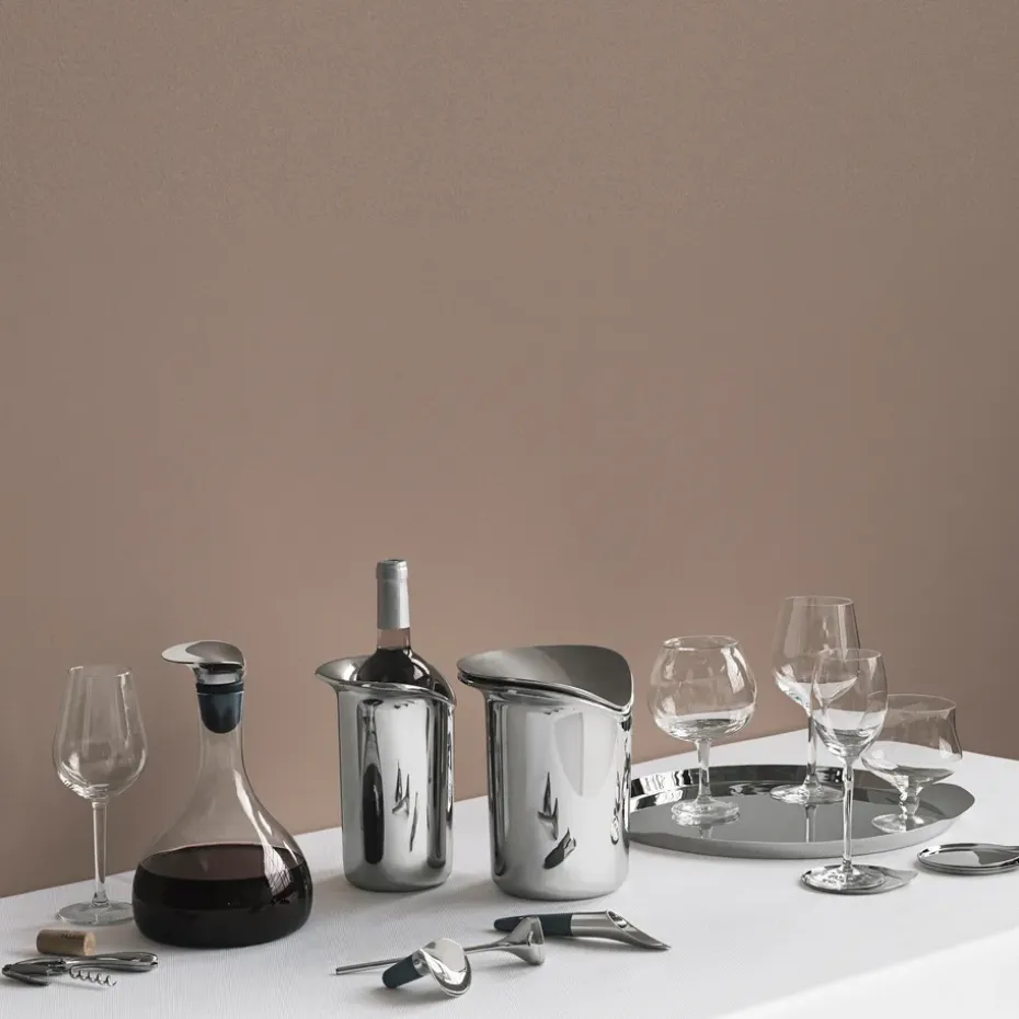 Cubitera y pinzas Wine, 21 cm