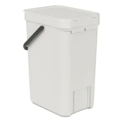 Cubo de basura & Go 12L, gris claro