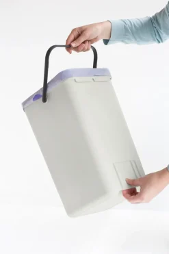 Cubo de basura & Go 12L, gris claro