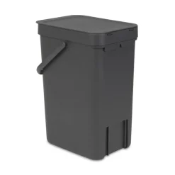 Cubo de basura & Go 12L, gris