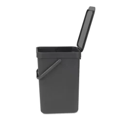 Cubo de basura & Go 12L, gris
