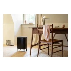 Cubo de basura Bo alto 12 L, Negro mate