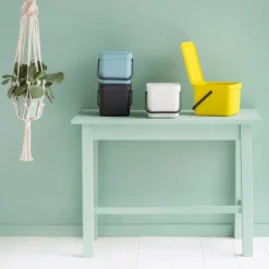 Cubo de basura Short & Go 6L, gris