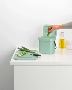 Cubo de basura Sort & Go 3 L, Jade green