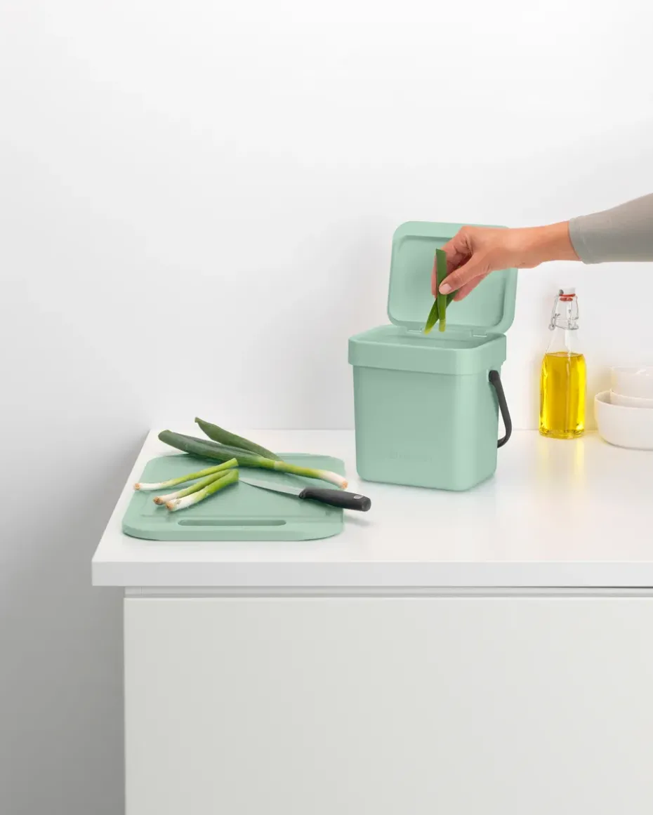 Cubo de basura Sort & Go 3 L, Jade green