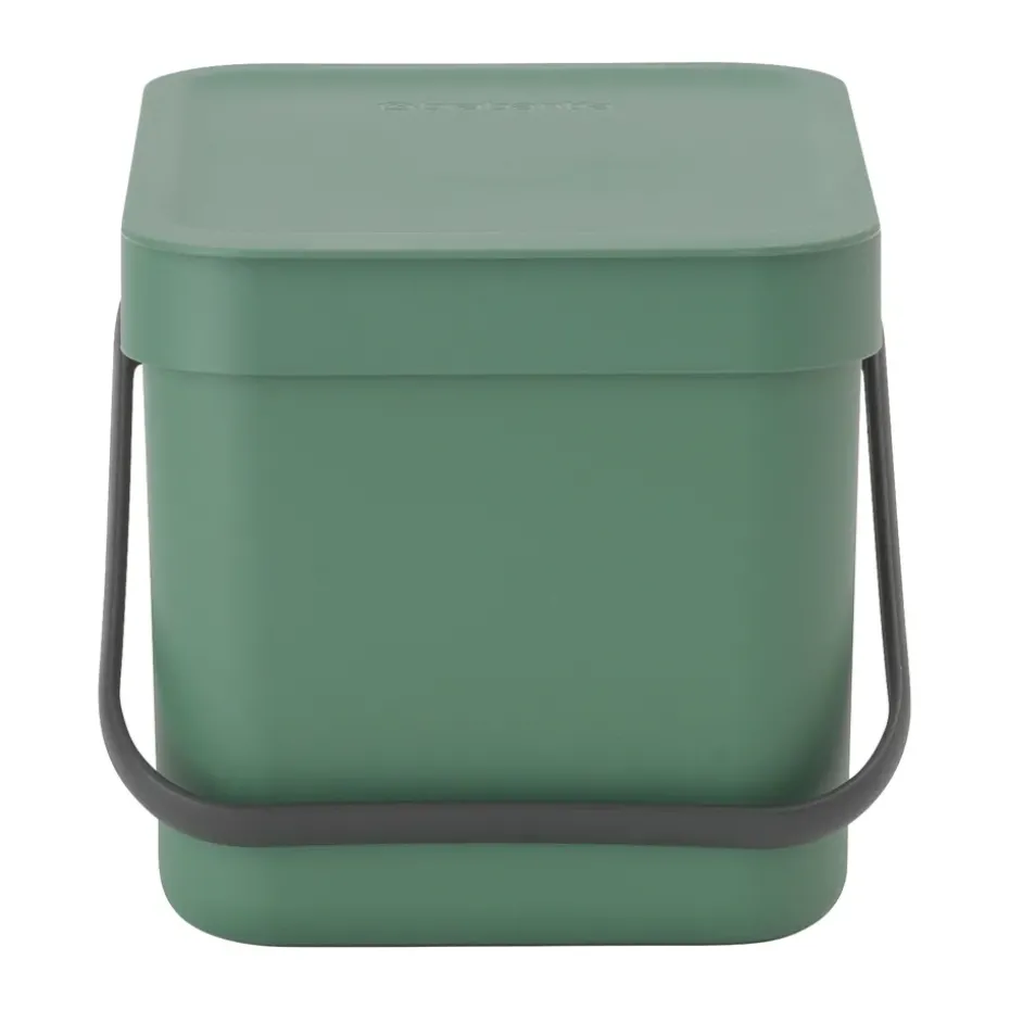 Cubo de basura Sort & Go 6 L, Verde abeto