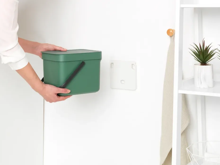 Cubo de basura Sort & Go 6 L, Verde abeto