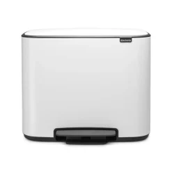 Cubo de pedal Bo 36L, blanco