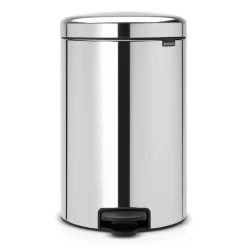 Cubo de pedal newIcon 20L, Brilliant steel