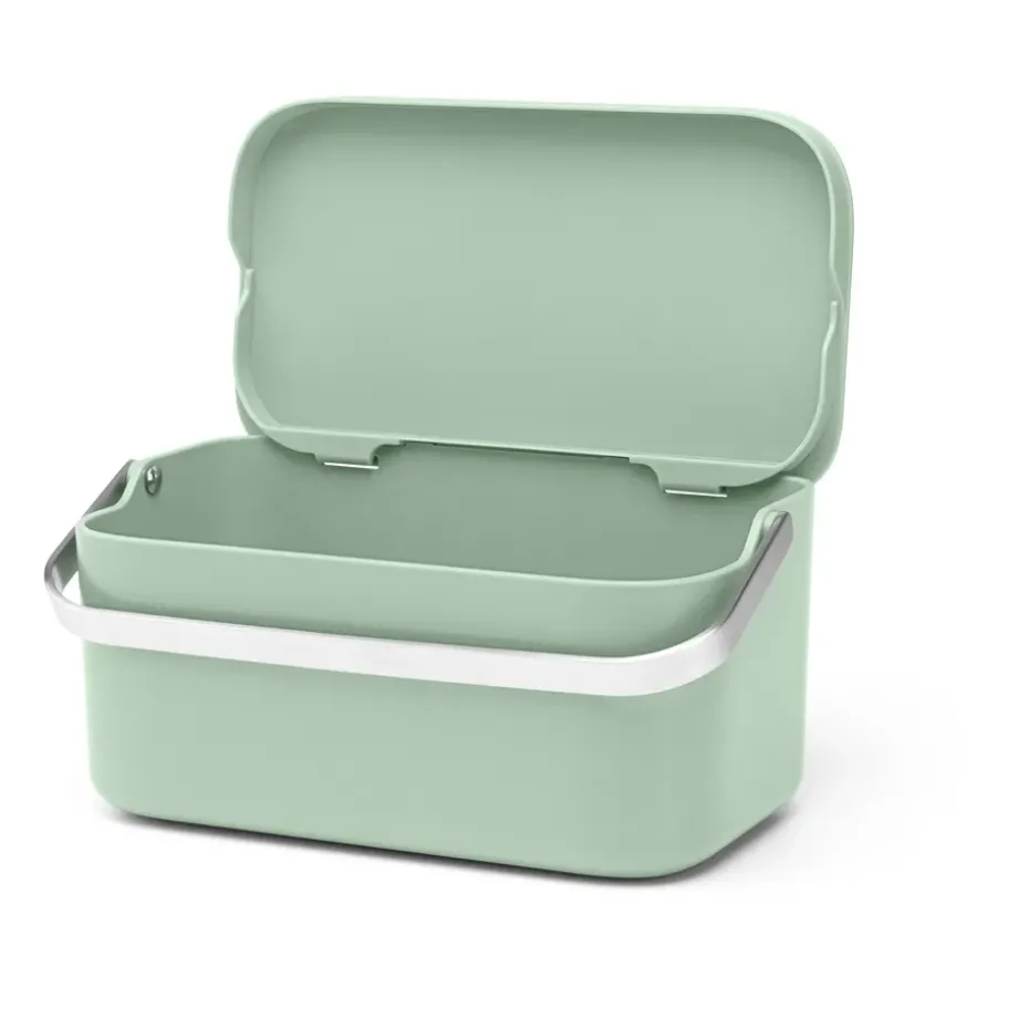 Cubo para restos de comida Sinkside 13x22 cm, Jade green
