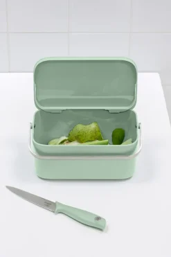 Cubo para restos de comida Sinkside 13x22 cm, Jade green
